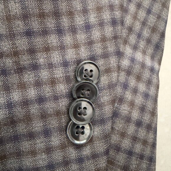 Peter Millar Checked Wool Sport Coat – Size 46R - Picture 4 of 13